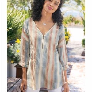 🏝2/$20 Soft Surroundings Tunic Top